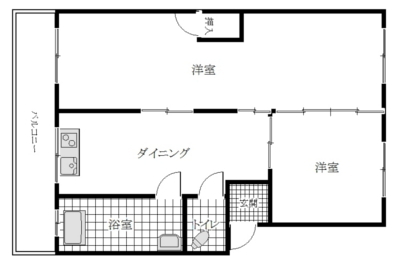 長浜2DK 長浜2DK