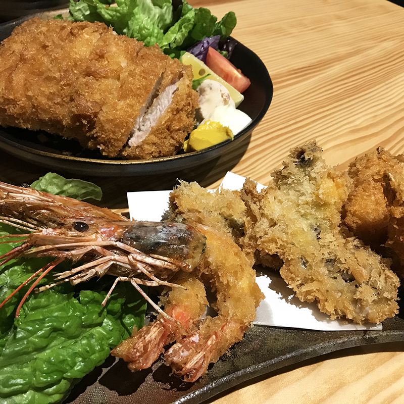 Wとんかつ&ミックスフライinごっぱち☆ Wとんかつ&ミックスフライinごっぱち☆