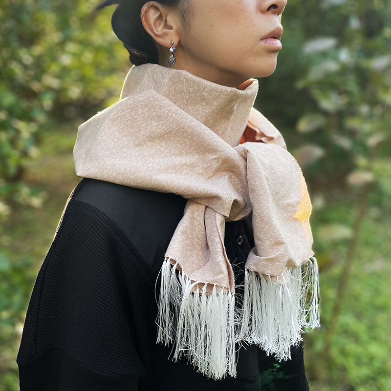 カシミヤストール織り上がりました☆ カシミヤストール織り上がりました☆