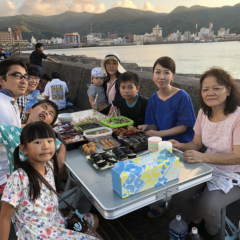 今年も花火見学☆ 今年も花火見学☆