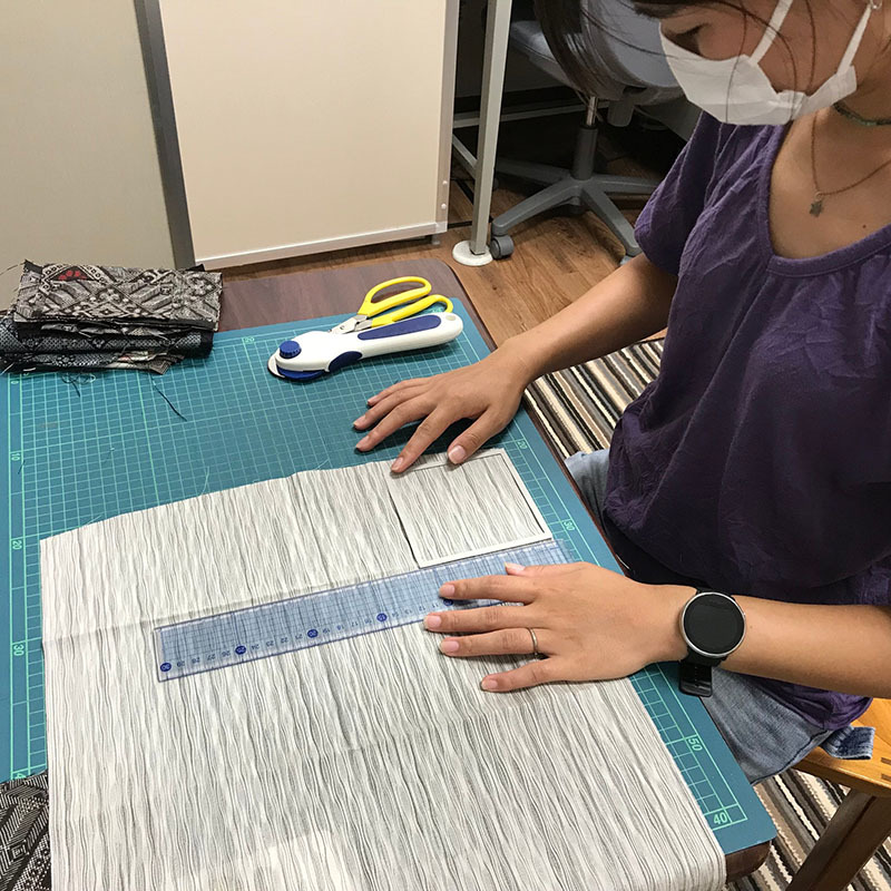 クリスタル大島紬製作中☆ クリスタル大島紬製作中☆