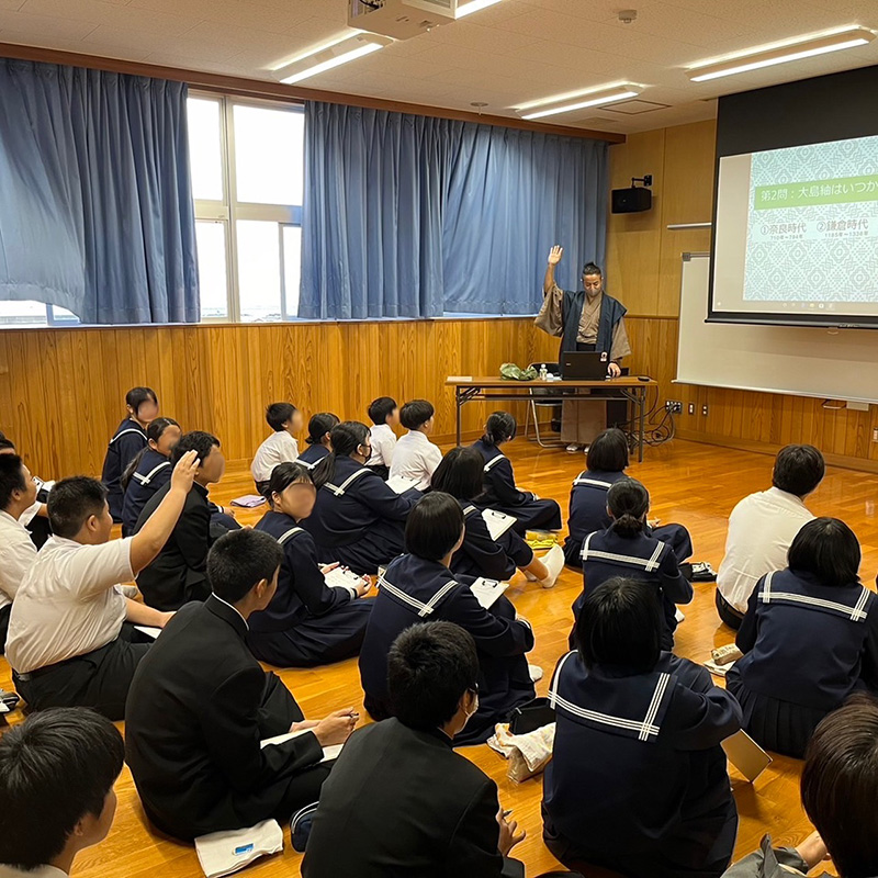 今年最後の着付体験授業☆ 今年最後の着付体験授業☆