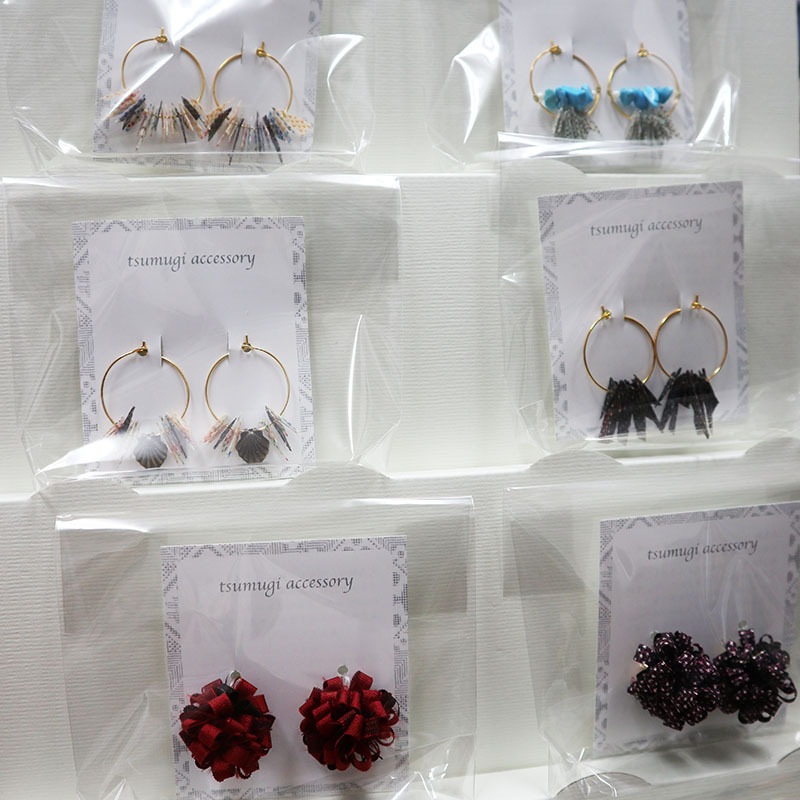 大島紬アクセサリー販売開始☆ 大島紬アクセサリー販売開始☆