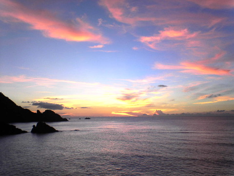 笠利の夕日(9月)