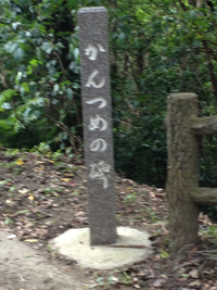 奄美島歩き かんつめの碑