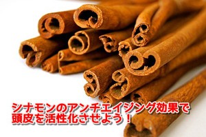 シナモンがもたらす髪への効果 シナモンがもたらす髪への効果