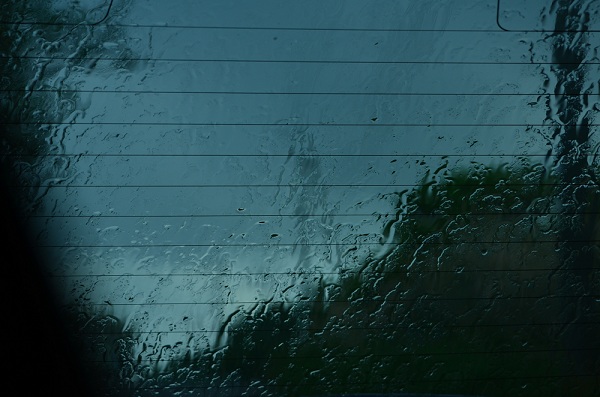 晴れ間と雨の境目にいました