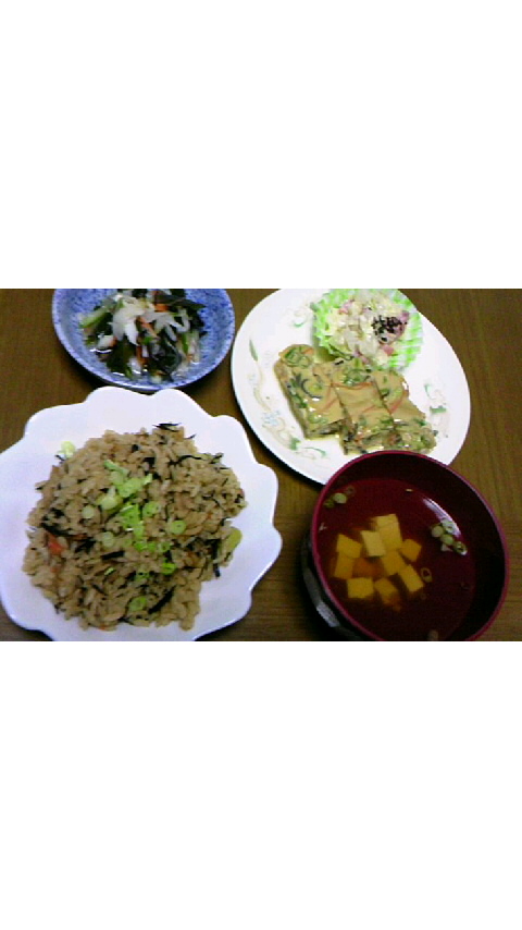 昨日の晩ご飯