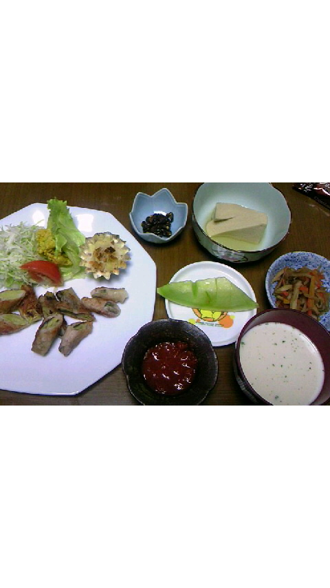 減量と晩ご飯