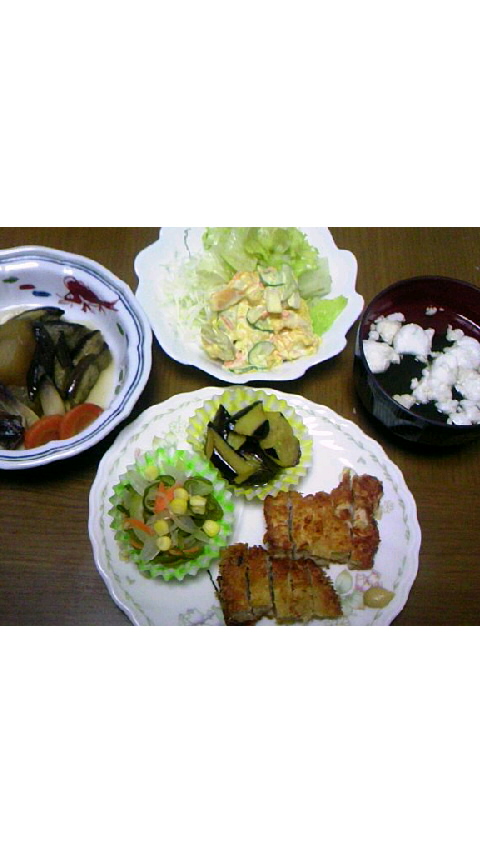 おやつ(笑)と晩ご飯