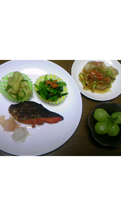 先に(笑)晩ご飯