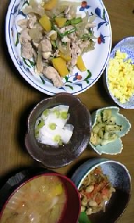 完璧に1日ズレた晩ご飯