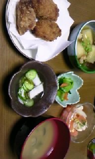 ざっくりとι 晩ご飯