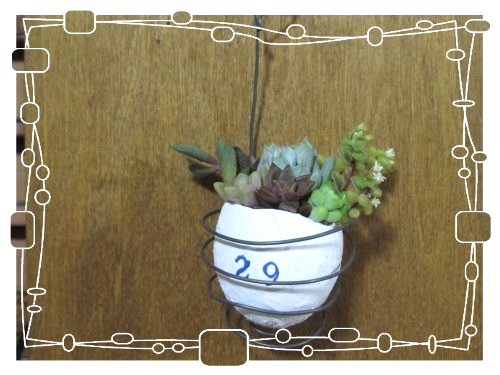 ワイヤーと台座