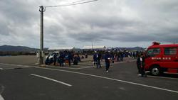 奄美群島消防操法大会とサッカーの練習試合