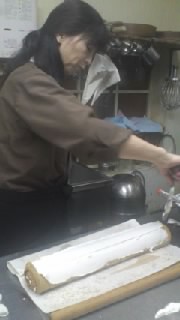 モカロールを作りながら\(^ー^)/