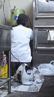 前社長さん☆シューベルでケーキ作り(≧∇≦)