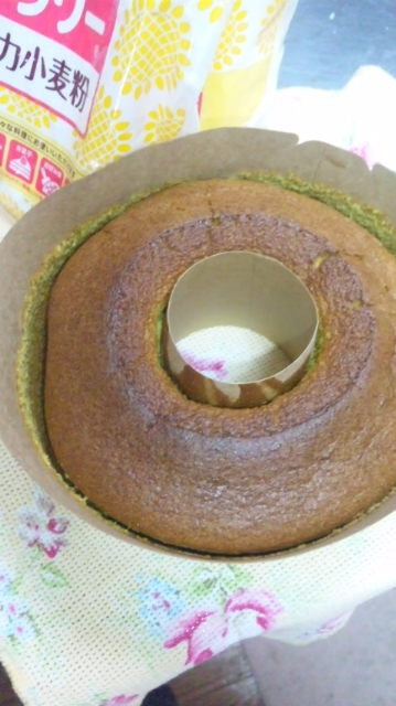 抹茶シフォンケーキ