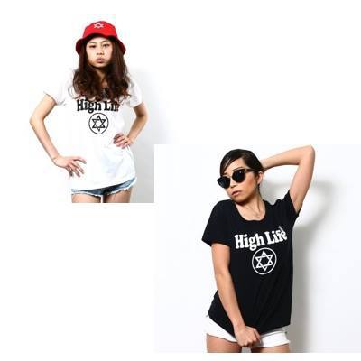 High Life ( ハイライフ ) Star Circle Ladys Tee High Life ( ハイライフ ) Star Circle Ladys Tee