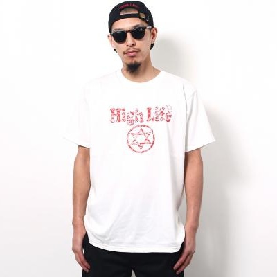 High Life ( ハイライフ ) Paisley Star Circle Tee High Life ( ハイライフ ) Paisley Star Circle Tee