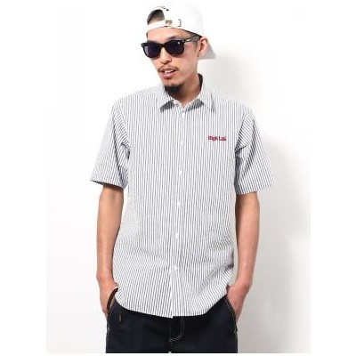 ★送料無料★ High Life ( ハイライフ ) Seersucker Stripe S/S Shirts ★送料無料★ High Life ( ハイライフ ) Seersucker Stripe S/S Shirts