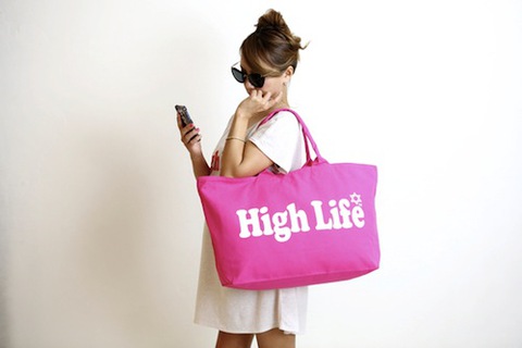 High Life Zip Tote Bag