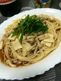 ◾︎生姜たっぷり冷製きのこパスタ