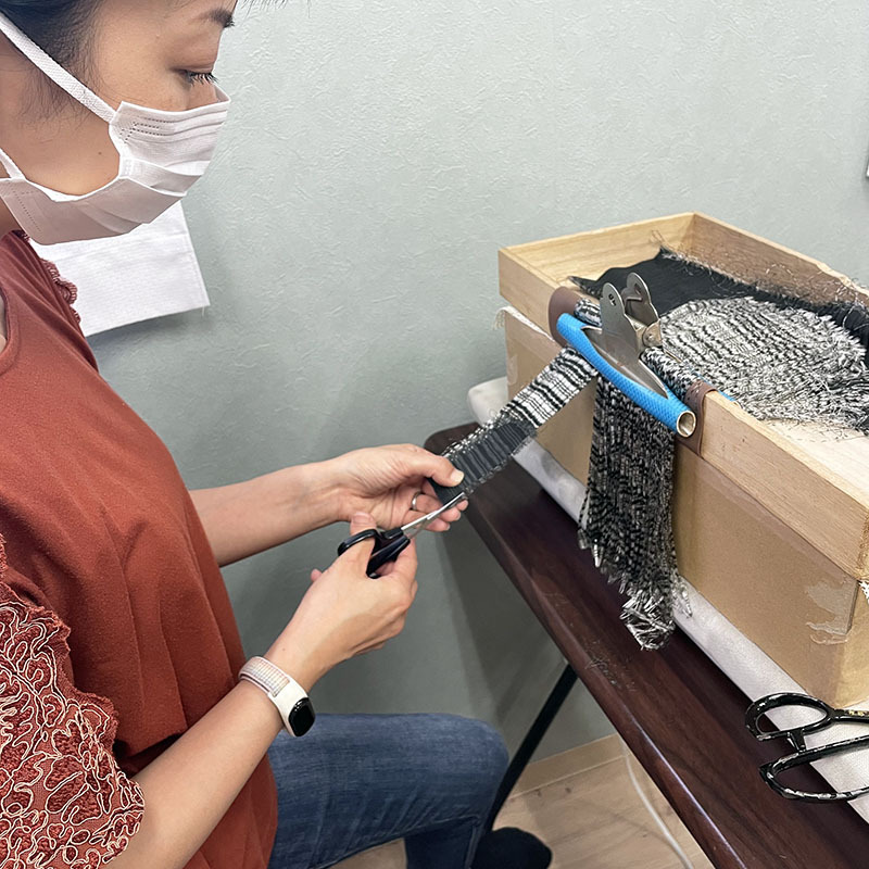 今日は筵解き☆