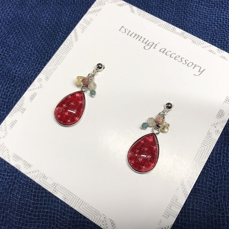 人気の大島紬アクセサリー☆