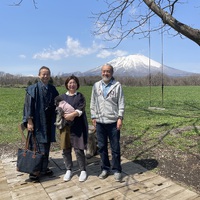 岩手山の麓で打ち合わせ☆