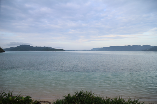 今朝の鯨浜（打田原）　7:15