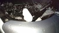 雪だるま？ならぬミゾレダルマ