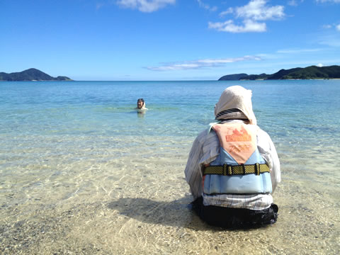 漕げよ進めよ、島のママ