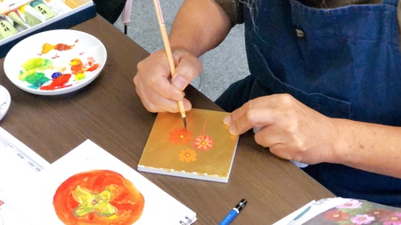 創作体験教室 日本画講座 「奄美を描こう」を開催しました！！
