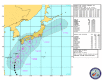 台風情報！