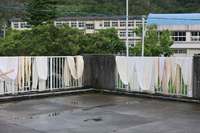青年団相撲まわし洗濯