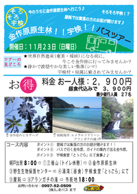 金作原＆宇検・屋鈍バスツアー！！
