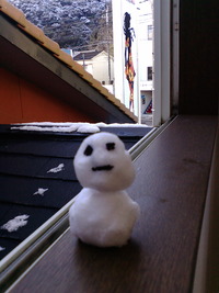 雪だるま！