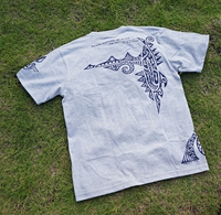 横浜のギャラリーＴシャツ展でお披露目。奄美大島サーフプリントＴシャツ