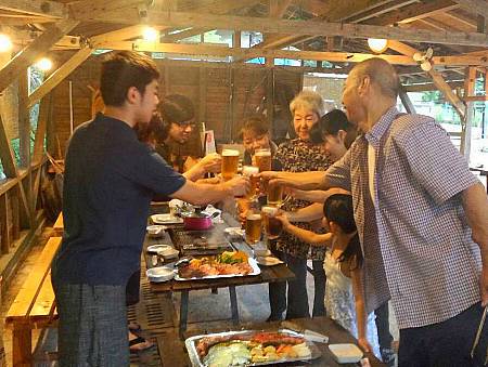 お誕生会BBQ