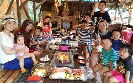 夏休みはBBQだぜ