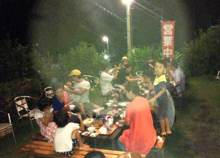 BBQ 本日の団体様
