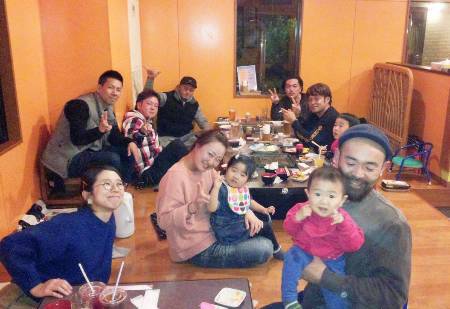 戌年、男子会