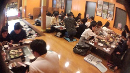 本日の団体様