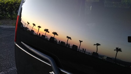 大浜の夕日