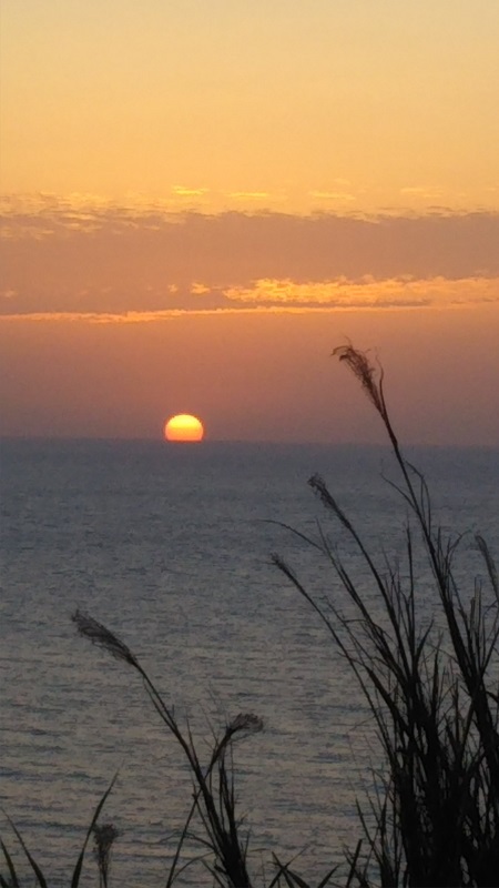 大浜の夕日