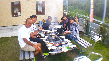 母の日、BBQ