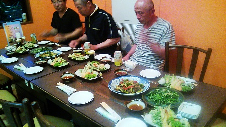 本日のご宿泊夕食