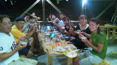今宵のBBQ小屋
