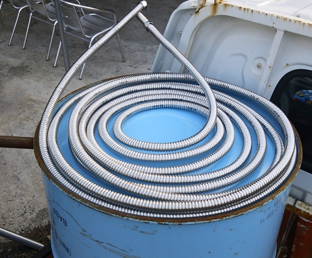 ドラム缶湯沸し器